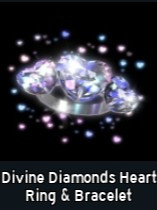 Divine Diamonds Heart Ring & Bracelet