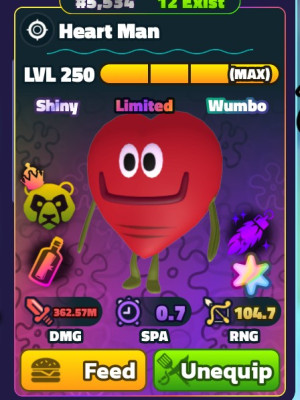 Heart man sw super star nc crown