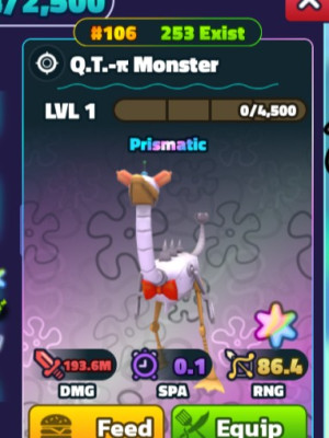 Q.t.-r Monster super star gold serial