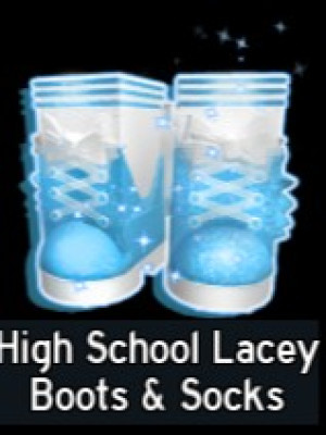 High School Lacey Boots & Socks