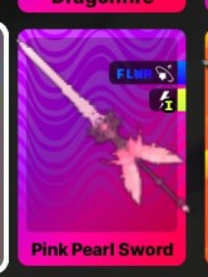 Pink pearl sword