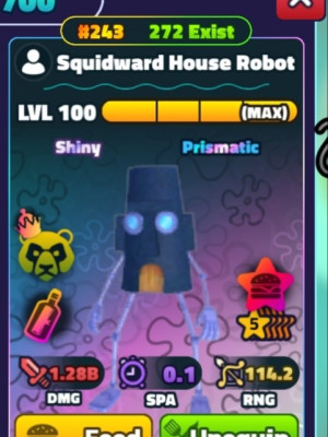 House shiny 100 lvl ng pp #243 number lol prise