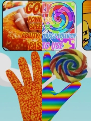 🟠 goofy gloves+silly gloves 🍭