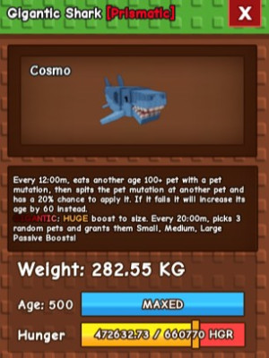 🦈  Gigantic Shark 500 ЛЕТ, 282 + КГ