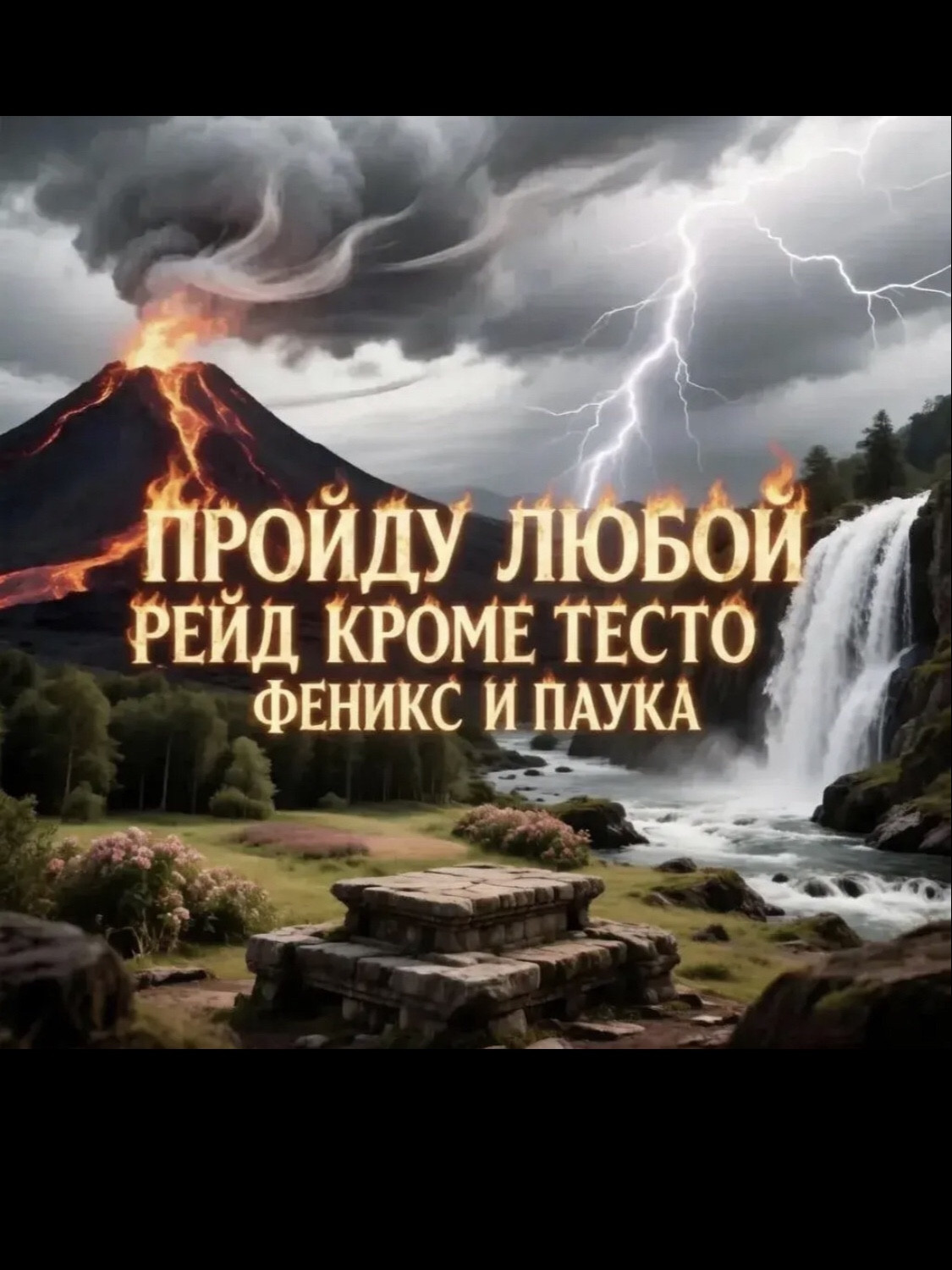 Любой рейд кроме тесто феникс паук