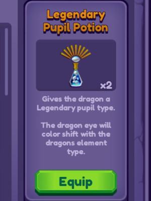 Legendary Pupil Potion