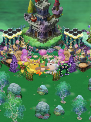 Хороший аккаунт за свои деньги в игре My singing Monsters.