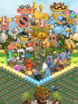 Хороший аккаунт за свои деньги в игре My singing Monsters.