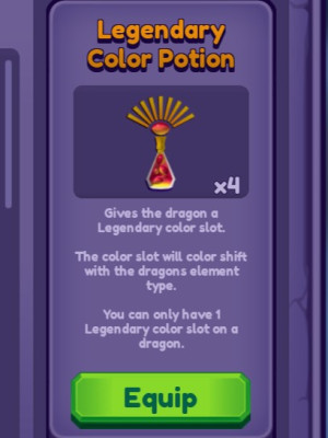 Legendary Color Potion