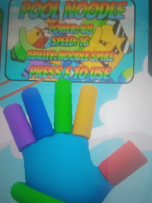 Помогу с перчаткой pool noodle