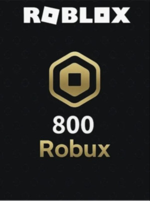 800 Робуксов (по нику)