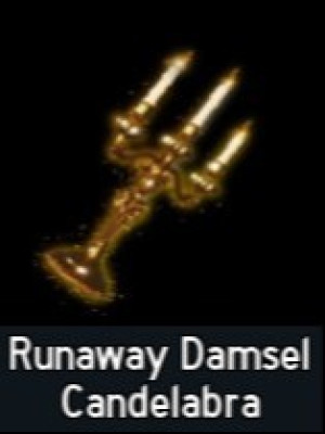 Runaway Damsel Candelabra