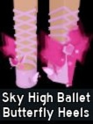 Sky High Ballet Butterfly Heels