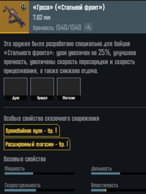 Гроза сальной фронт ЗОЛОТО бафы на фото