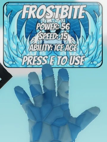 🧊 frostbite gloves 🧊