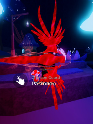 Crimson colossal Blue Dragon
