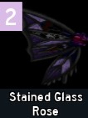 stained glass rose