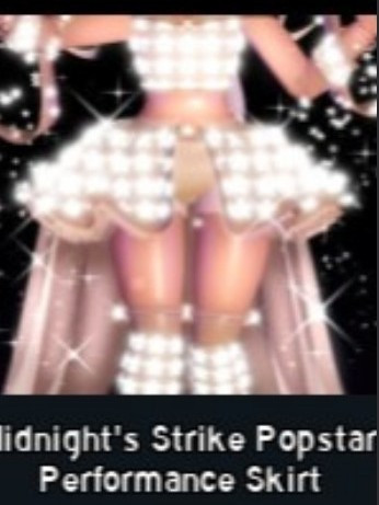 Midnight's Strike Popstar Performance Skirt