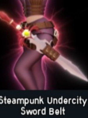 Steampunk Undercity Sword Belt
