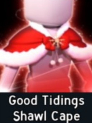 Good Tidings Shawl Cape