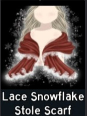 Lace Snowflake Stole Scarf