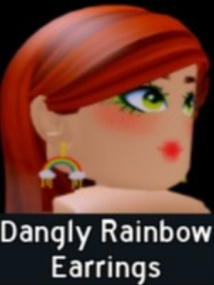 Dangly Rainbow Earrings