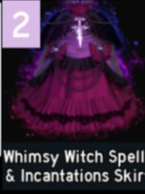 Whimsy Witch Spells & Incantations Skirt
