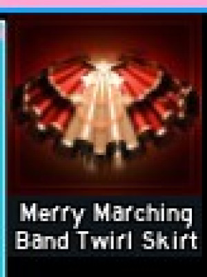 Merry Marching Band Twirl Skirt