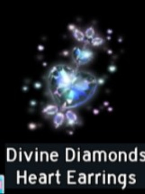 Divine Diamonds Heart Earrings