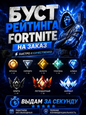 БУСТ РЕЙТИНГА FORTNITE НА ЗАКАЗ | СО ВХОДОМ | ЧЕК ОПИСАНИЕ