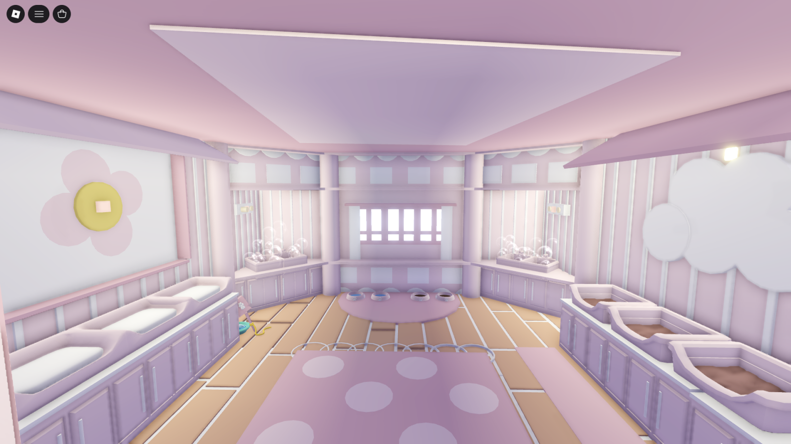 маленький, комфортный, нежно-розовый домик | a small, comfortable, soft-pink house
