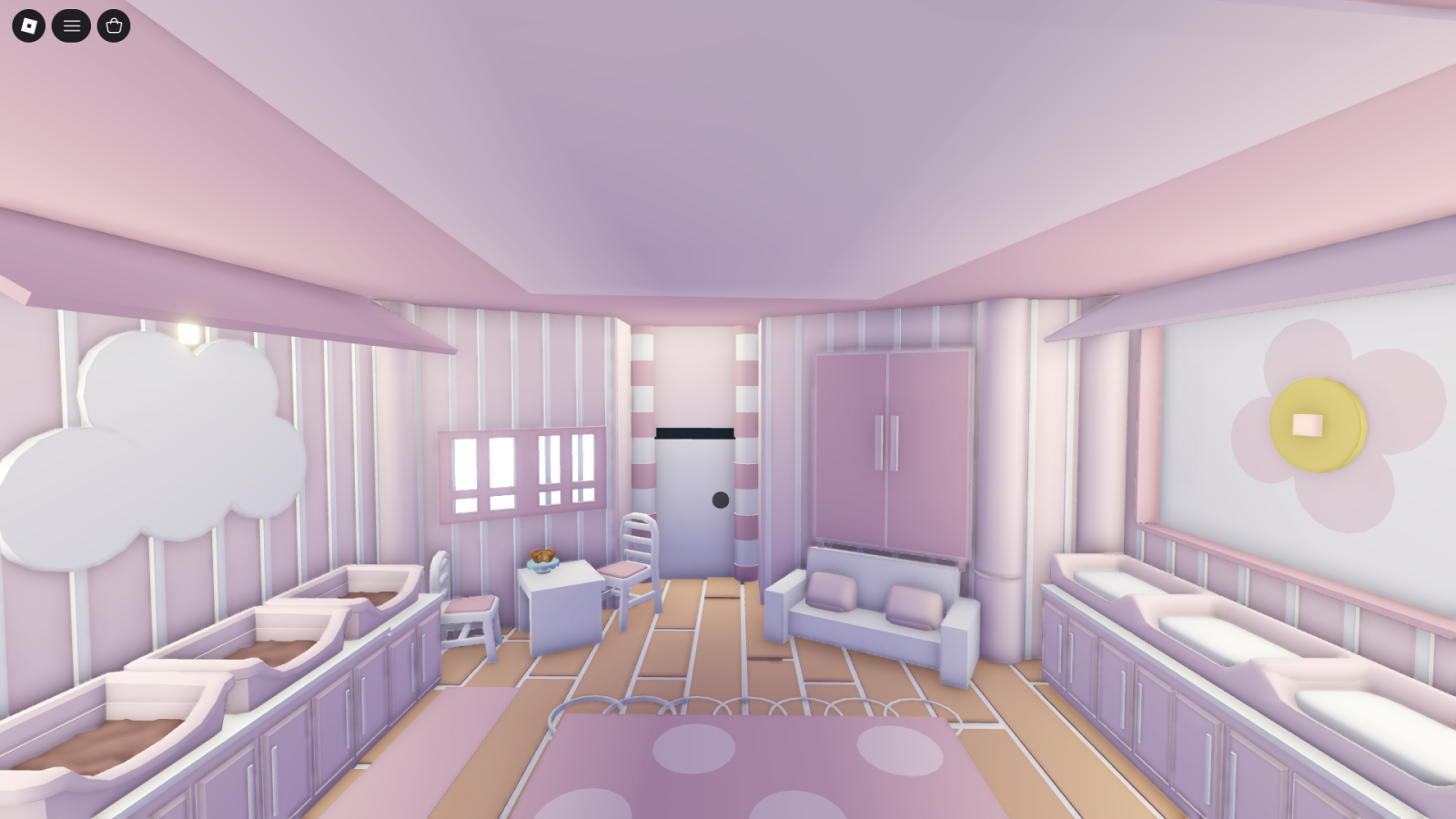 маленький, комфортный, нежно-розовый домик | a small, comfortable, soft-pink house