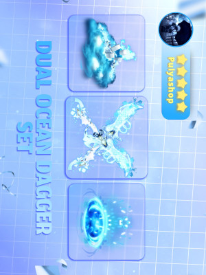 🌊DUAL OCEAN DAGGER SET🌊