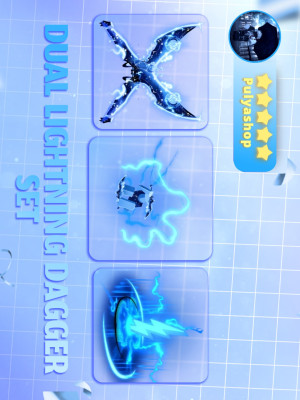 DUAL LIGHTNING DAGGER SET⚡