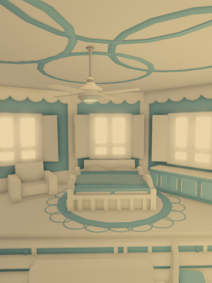 уютный, комфортный, маленький, нежно-голубой домик | a cozy, comfortable, small, pale blue house