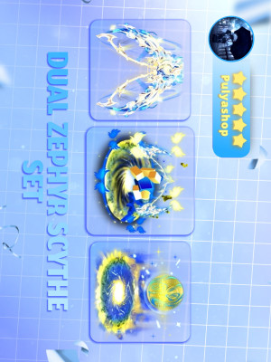 ✨DUAL ZEPHYR SCYTHE SET✨