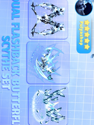 💙DUAL FLASHBACK BUTTERFLY SCYTHE SET💙