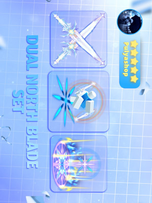 DUAL NORTH BLADE SET