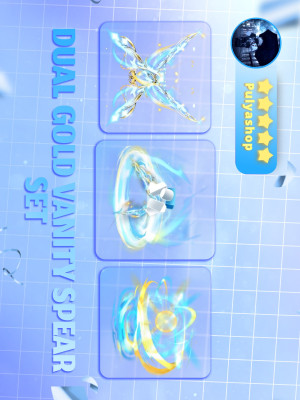💙💛DUAL GOLD VANITY SPEAR SET💛💙