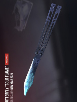 Butterfly "Cold Flame"