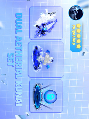 💙🤍DUAL AETHERIAL KUNAI SET💙🤍