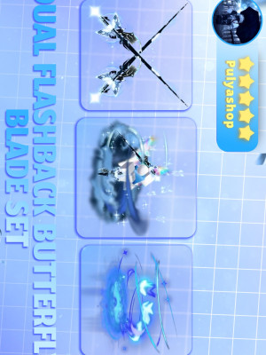💙DUAL FLASHBAC BUTTERFLY BLADE SET💙