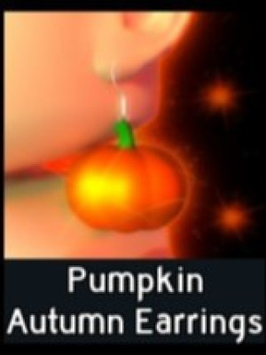 Pumpkin Autumn Earrings