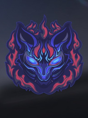Sticker "Shadow Kitsune"