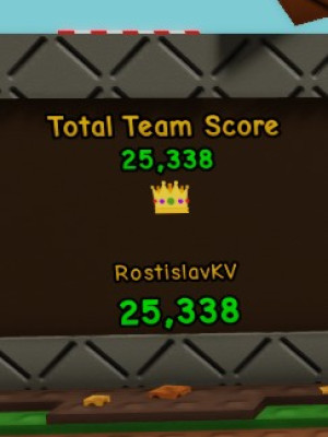 Получаете главную награду - добавлю Total Team Score