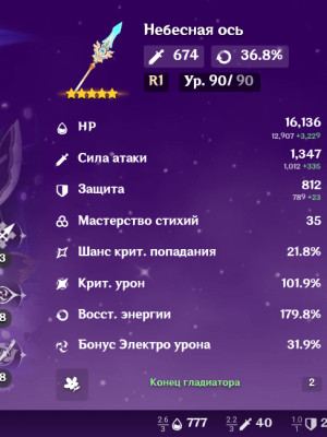 АККАУНТ ГЕНШИН ИМПАКТ 57РП