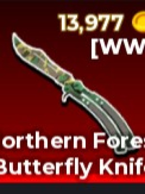 Northern Forest Butterfly Knife [WW]