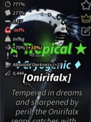 Выдаю фул сет на onirifalx