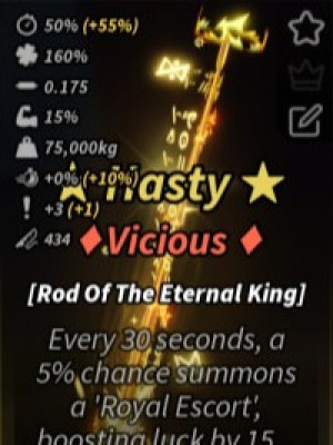 Выдаю фул сет на rod of the eternal king