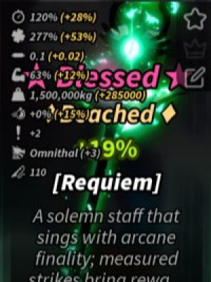 Выдаю фул сет на requiem rod